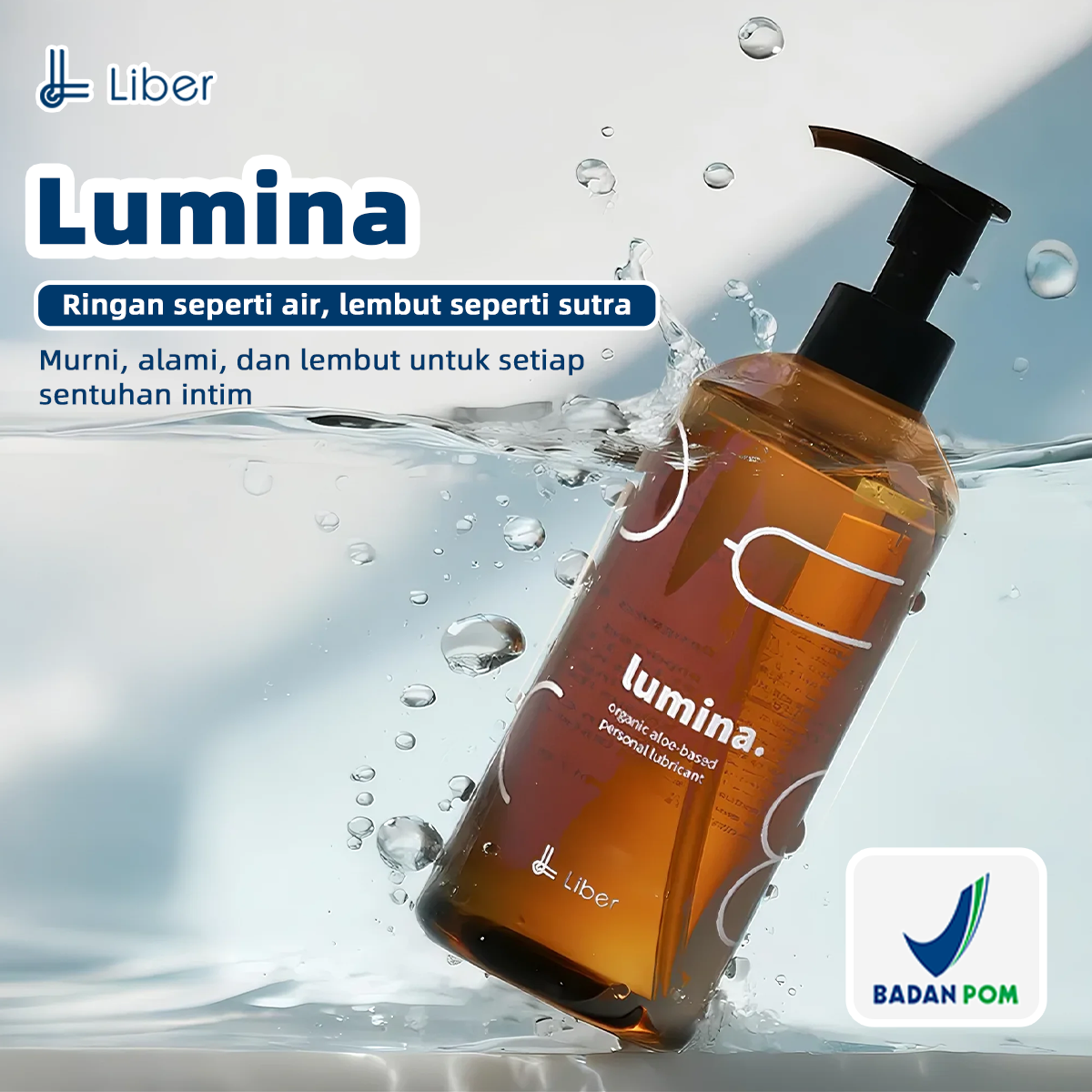 Liber lumina. organic aloe-based personal lubricant 120ml