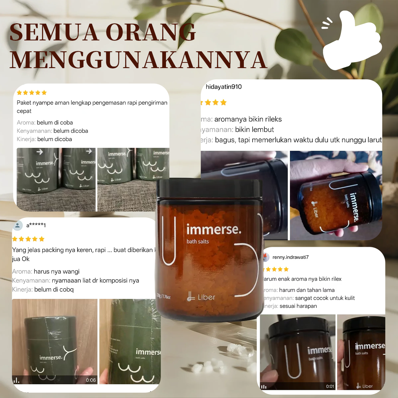 Liber immerse. bath salts