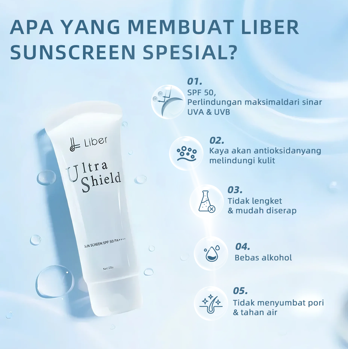 Liber Ultra Shield. Sunscreen