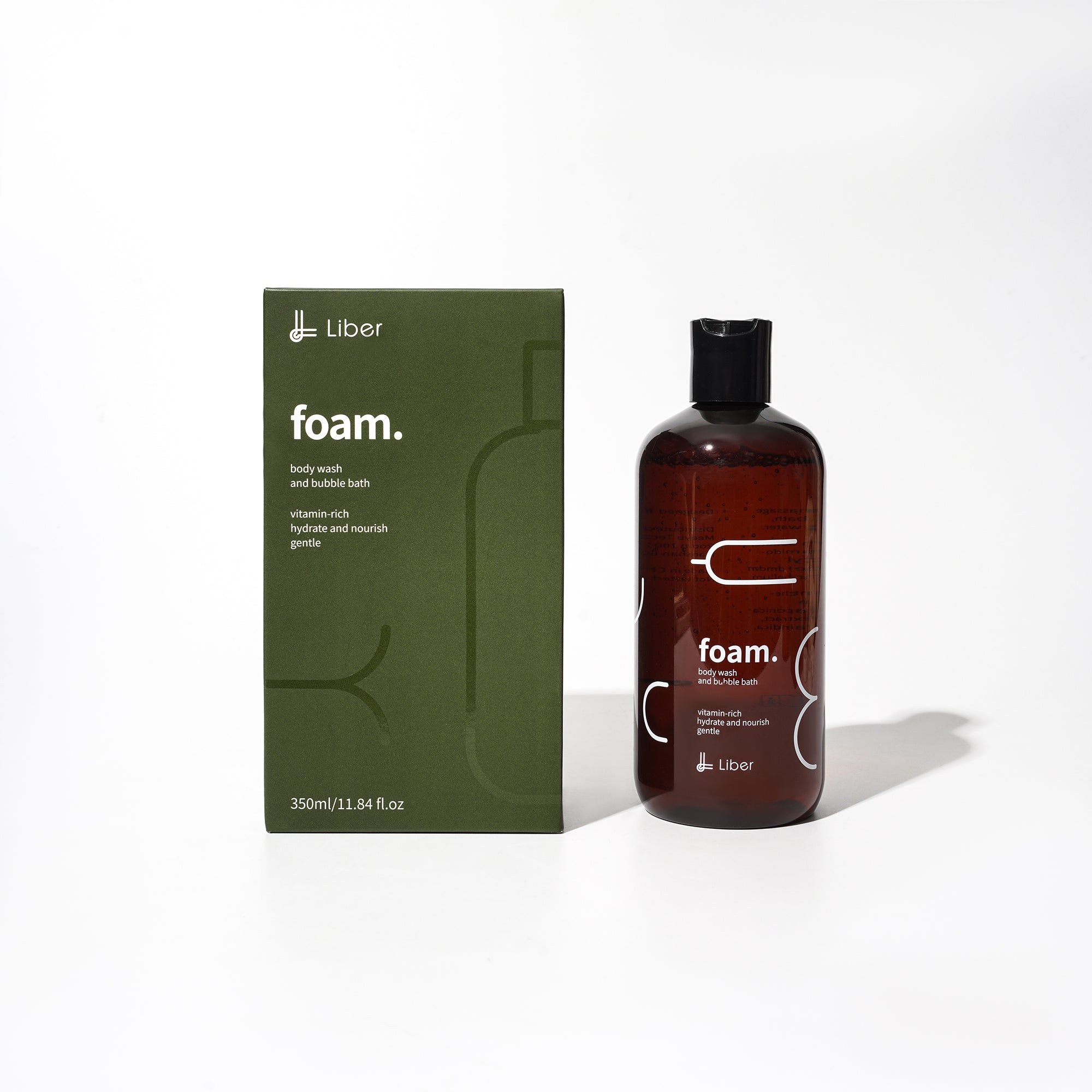 LIBER foam. Body Wash and Bubble Bath