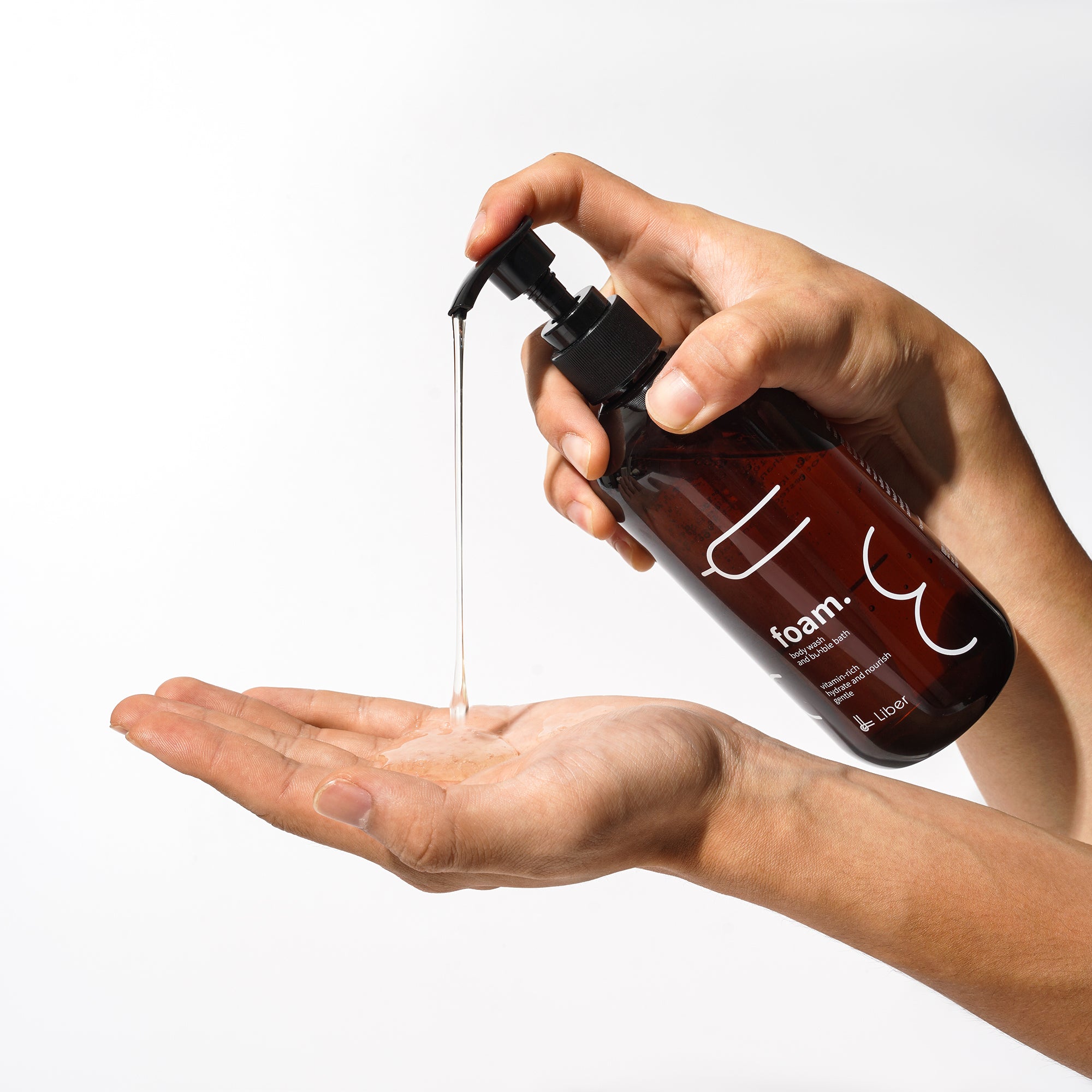 LIBER foam. Body Wash and Bubble Bath