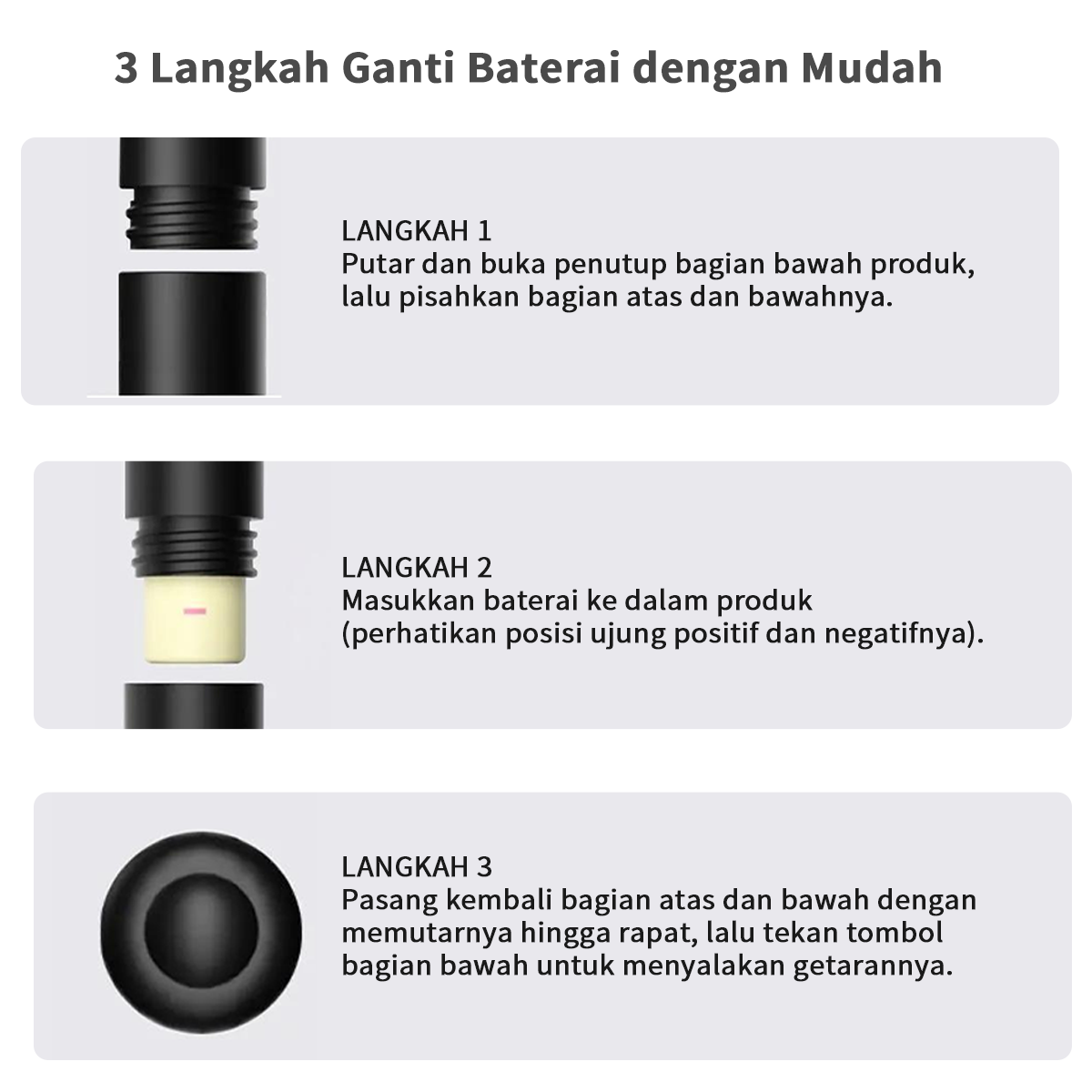 Therapeutic Massager Peluru Getaran Wanita