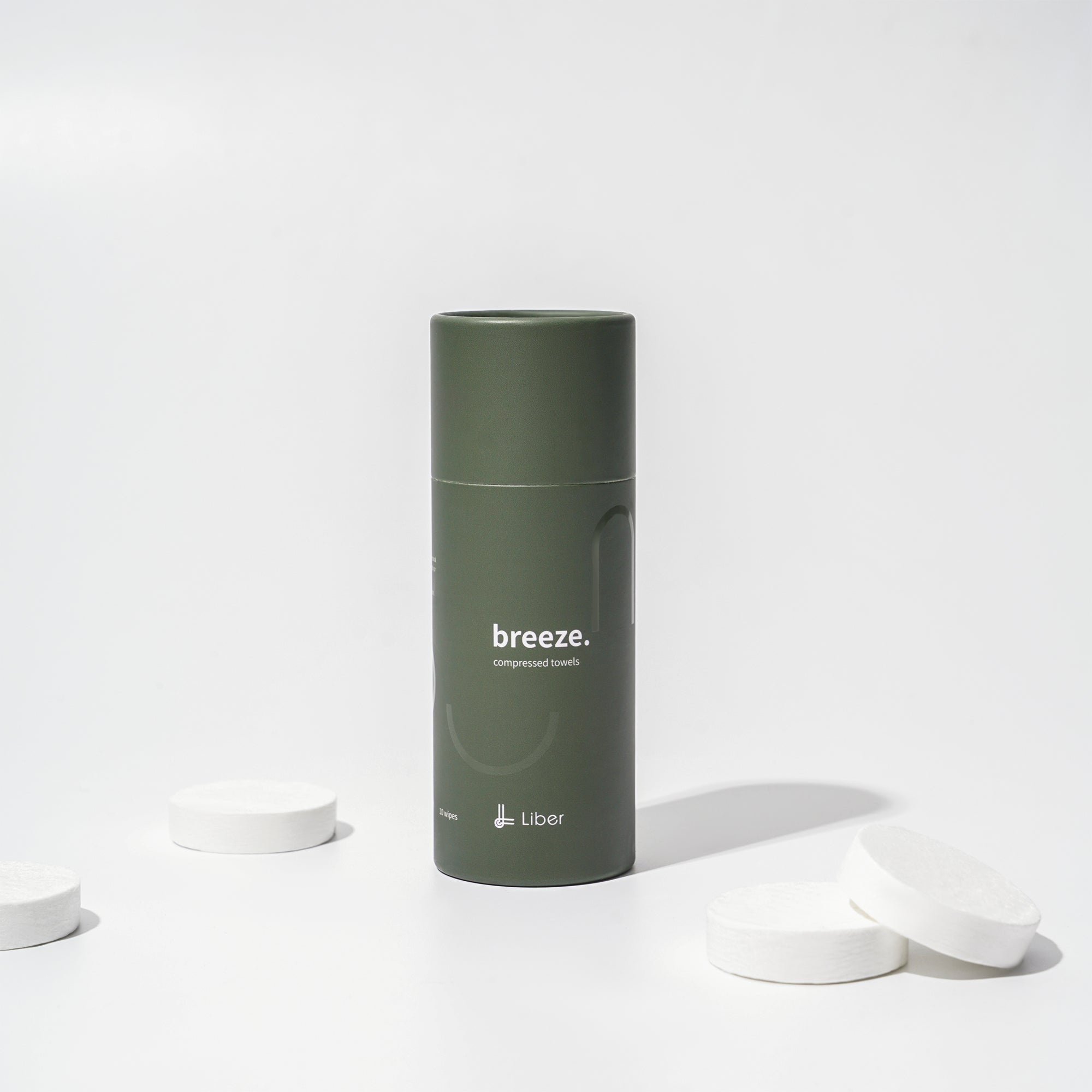 Liber breeze. Compressed Towels