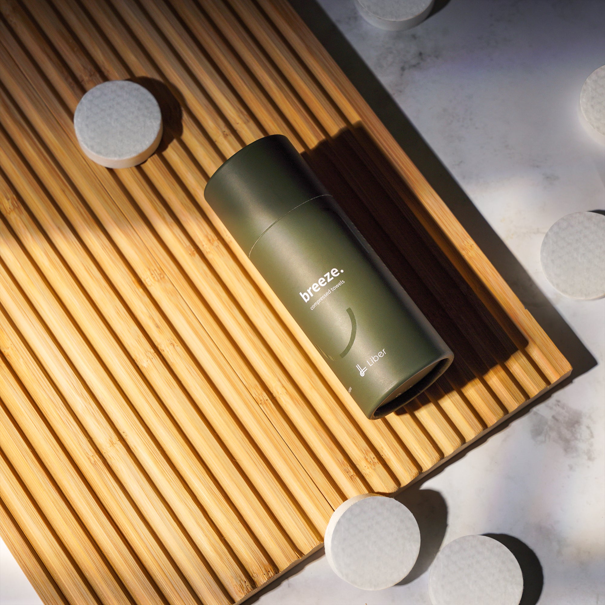 Liber breeze. Compressed Towels