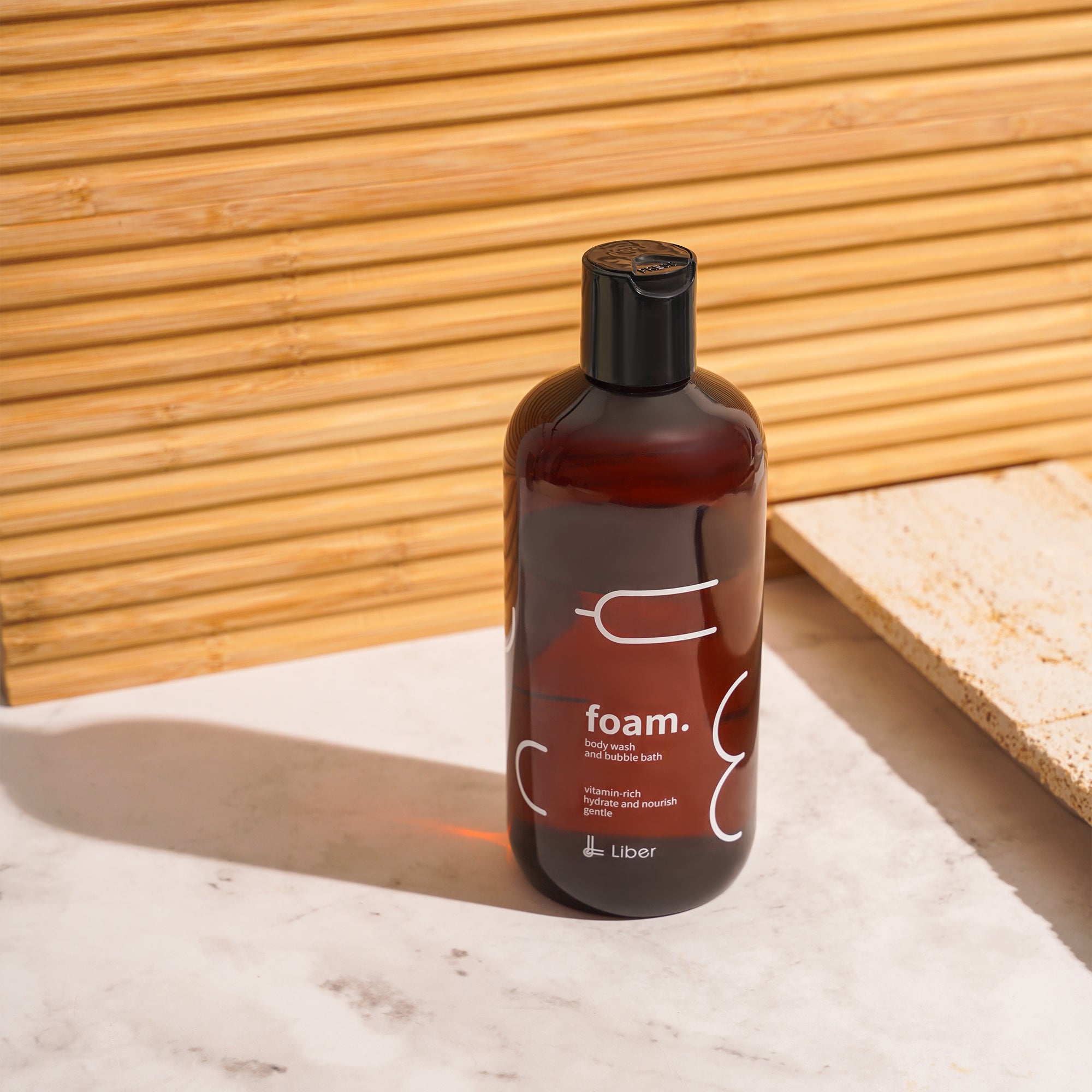 LIBER foam. Body Wash and Bubble Bath