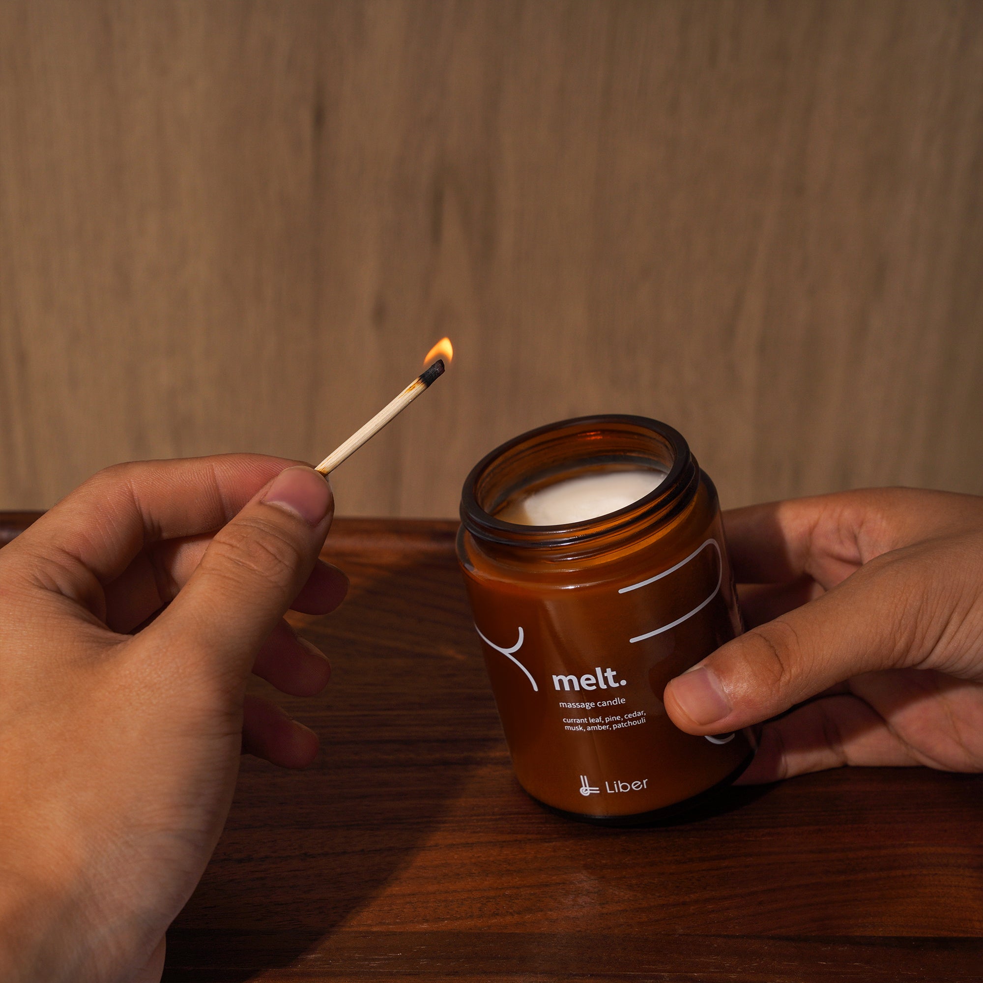 Liber melt. massage candle 120g